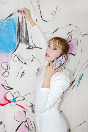 Natalie Krim Horse Girl iPhone Case