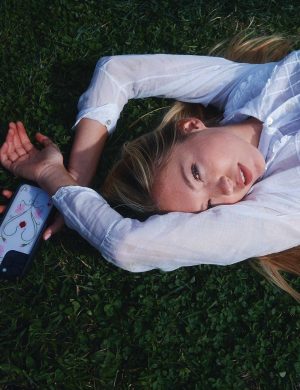 Lila Moss iPhone Case