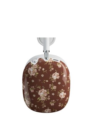 Brown Floral Airpods Max Cover