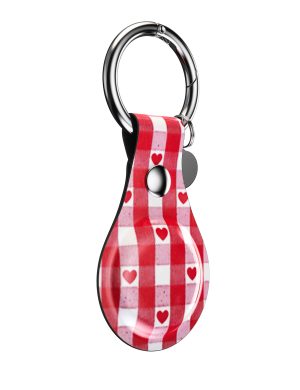 Gingham Hearts Airtag Case