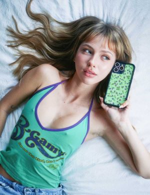 Purple Posie Rosie iPhone Case