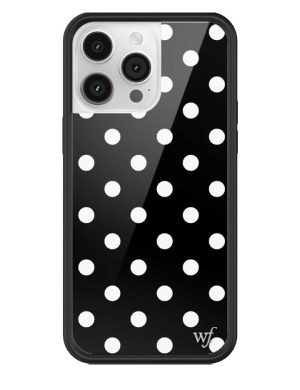 Polka Dot | Black and White iPhone Case