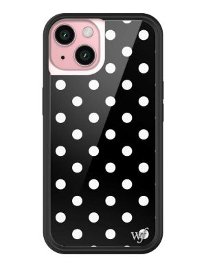 Polka Dot | Black and White iPhone Case