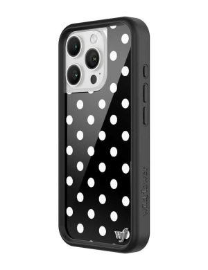 Polka Dot | Black and White iPhone Case