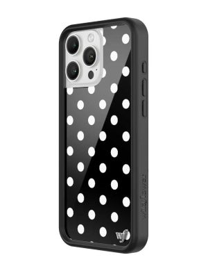 Polka Dot | Black and White iPhone Case