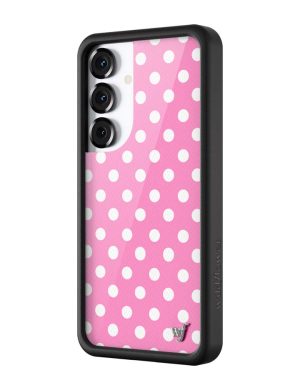 Polka Dot | Pink and White Samsung Galaxy Case
